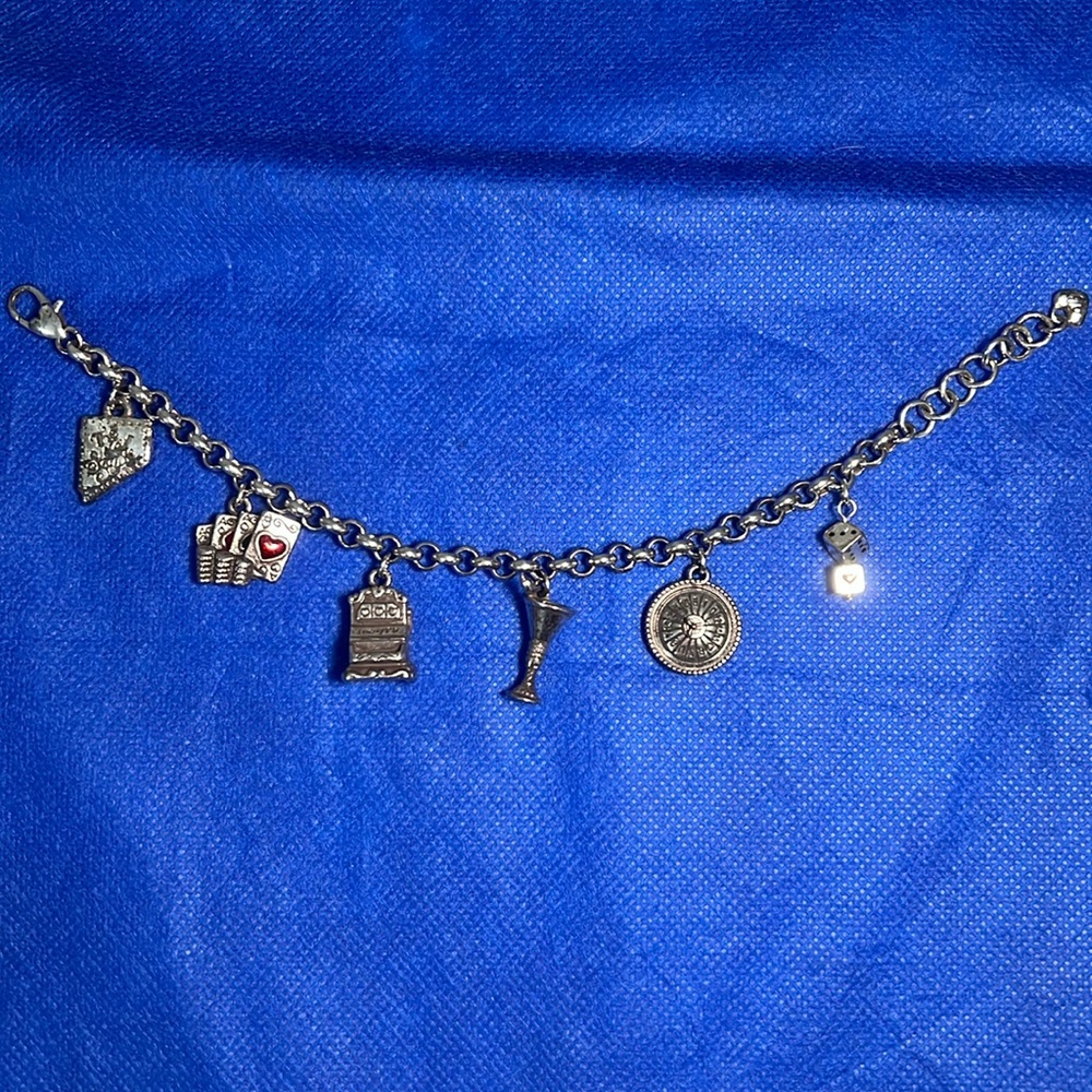 Brighton Nevada Charm Bracelet Vintage RARE Must Have